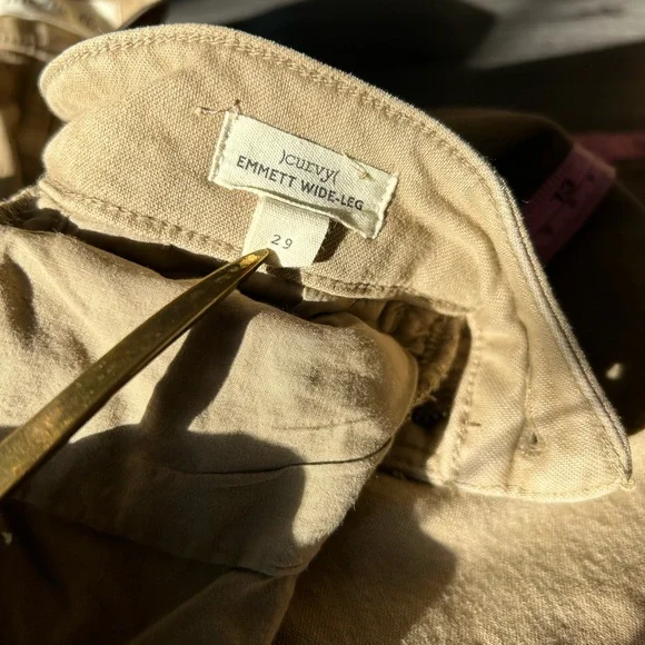 Madewell The Emmett Wide-Leg Pant: Welt Pocket Edition 29 - Picture 7 of 8